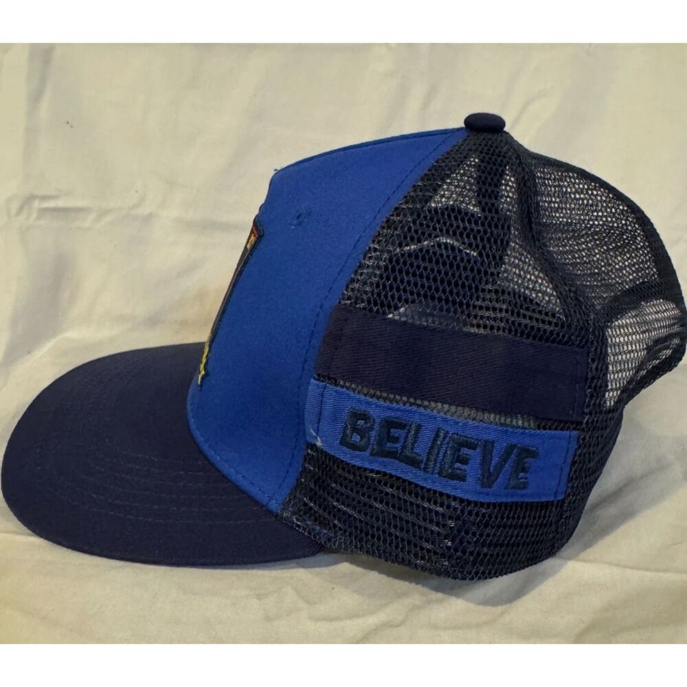 Ted Lasso AFC Richmond Trucker Hat Believe Patch Blue Mesh Snapback Cap Official